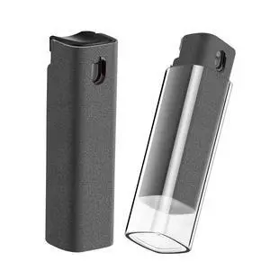 Screen Cleaner, All-in-One Spray & Wipe Cleaner, with Transparent Protective Shell for All Phones, Laptop and Tablet Screens (Gray) Screen Cleaner, All-in-One Spray & Wipe Cleaner, with Transparent Protective Shell for All Phones, Laptop and Tablet Screens (Gray)