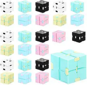 24 Pieces Infinity Cube Fidget Toy Mini Blocks Cube Bulk Gadget Sensory Toy Hand Held Blocks Finger Gadget Gift for Adults Anxiety Stress Relief Game(Cute Style) 24 Pieces Infinity Cube Fidget Toy Mini Blocks Cube Bulk Gadget Sensory Toy Hand Held Blocks Finger Gadget Gift for Adults Anxiety Stress Relief Game(Cute Style)