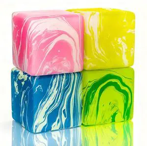 Swirl Fidget Toy Stress Cube: 4 Pack Ice Cube Squishy Fidget Toys | Sensory Toys Stress Balls Filled with Thick Substance for Anxiety Stress Relief, Fidgets Cube for Adults Kids Children Teens Swirl Fidget Toy Stress Cube: 4 Pack Ice Cube Squishy Fidget Toys | Sensory Toys Stress Balls Filled with Thick Substance for Anxiety Stress Relief, Fidgets Cube for Adults Kids Children Teens