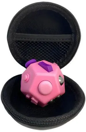 Mini Fidget Toys Cube 12 Sides Decompression Cube Anti Anxiety and Relief Stress Improve Focus Creative Unique Fidget Toy for Kids and Adults (Pink F1) Mini Fidget Toys Cube 12 Sides Decompression Cube Anti Anxiety and Relief Stress Improve Focus Creative Unique Fidget Toy for Kids and Adults (Pink F1)