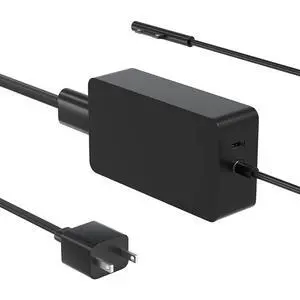 65W Surface Charger Compatible with Microsoft Surface Pro 10 9 8 7+ 7 6 5 4 3 X Surface Laptop 7 6 5 4 3 2 1 Surface Book 3 2 1 Surface Go 4 3 2 1 Tablet Windows Replacement Adapter 65W Surface Charger Compatible with Microsoft Surface Pro 10 9 8 7+ 7 6 5 4 3 X Surface Laptop 7 6 5 4 3 2 1 Surface Book 3 2 1 Surface Go 4 3 2 1 Tablet Windows Replacement Adapter