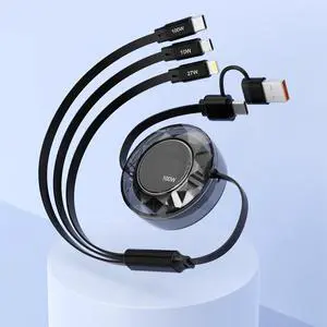 100W Retractable USB C Multi 5-in-1 USB A/Type C to Lightning/USB C/Micro iPhone Charger Cable,Fast Multiple Apple Charging Cord iPhone 15 14 13 12 Pro Max Xs Xr X 8 7 6 Plus SE/Samsung/iPad Pro-Black 100W Retractable USB C Multi 5-in-1 USB A/Type C to Lightning/USB C/Micro iPhone Charger Cable,Fast Multiple Apple Charging Cord iPhone 15 14 13 12 Pro Max Xs Xr X 8 7 6 Plus SE/Samsung/iPad Pro-Black