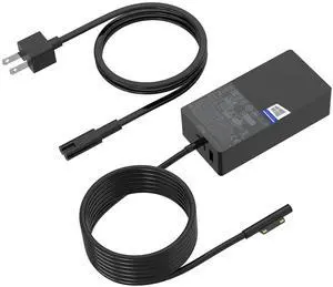 Ac Charger 65W, Surface Laptop Charger Compatible with Microsoft Surface Pro 9/8/7+/7/6/5/4/3/X, Surface Laptop 5/4/3/2/1/Studio, Surface Go 3/2/1 with 6ft Power Cord Ac Charger 65W, Surface Laptop Charger Compatible with Microsoft Surface Pro 9/8/7+/7/6/5/4/3/X, Surface Laptop 5/4/3/2/1/Studio, Surface Go 3/2/1 with 6ft Power Cord
