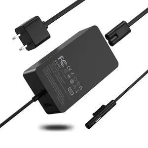 65W Surface Pro Charger Compatible with Microsoft Surface 10,9,8,7+,7,6,5,4,3,X, Windows Surface 6,5,4,3,2,1,Studio, Surface Go 3,2,1, Book 3,2,1, Support 44W 36W Laptop 10FT Power Cord 65W Surface Pro Charger Compatible with Microsoft Surface 10,9,8,7+,7,6,5,4,3,X, Windows Surface 6,5,4,3,2,1,Studio, Surface Go 3,2,1, Book 3,2,1, Support 44W 36W Laptop 10FT Power Cord