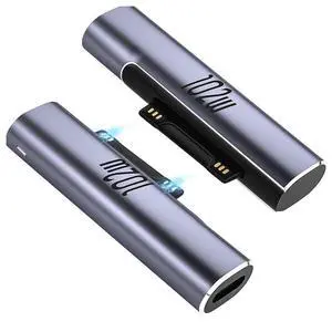 2Pack Magnetic Charger for Surface - 102W USB-C Female to Magnetic Male Charging Adapter, Type-C PD Power Charger Accessory for Microsoft Pro, Surface-Book, Surface-Go, Surface-Laptop, Surface-Duo 2 2Pack Magnetic Charger for Surface - 102W USB-C Female to Magnetic Male Charging Adapter, Type-C PD Power Charger Accessory for Microsoft Pro, Surface-Book, Surface-Go, Surface-Laptop, Surface-Duo 2