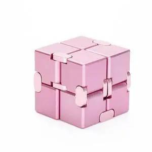 Infinity Cube Fidget Toys Aluminum Metal Stress Relief Finger Toys - Metal Infinity Cube Prime for Stress and Anxiety Relief/ADHD (Pink) Infinity Cube Fidget Toys Aluminum Metal Stress Relief Finger Toys - Metal Infinity Cube Prime for Stress and Anxiety Relief/ADHD (Pink)