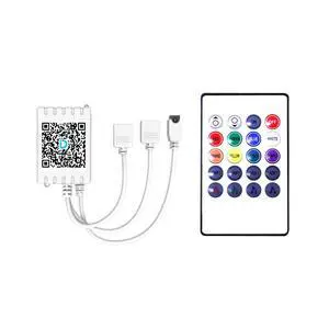 2 Ports 20 Key Smart Wi-Fi Led Strip Lights Remote Control, Output Dimmable Remote Controller Voltage DC 24V(Without Power Adapter) 2 Ports 20 Key Smart Wi-Fi Led Strip Lights Remote Control, Output Dimmable Remote Controller Voltage DC 24V(Without Power Adapter)