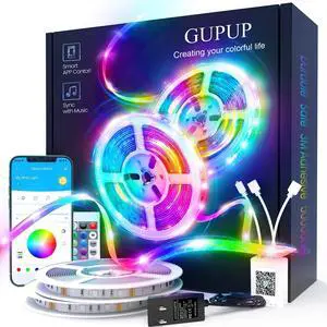 LED Lights Strip 100 FT, LED Lights for Bedroom 100ft, RGB Rope Light for Room, Bluetooth APP Control,Color Changing Strip, Sync with Music,para Cuarto, for Bedroom Home Party Decoration LED Lights Strip 100 FT, LED Lights for Bedroom 100ft, RGB Rope Light for Room, Bluetooth APP Control,Color Changing Strip, Sync with Music,para Cuarto, for Bedroom Home Party Decoration