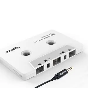 Car Audio Cassette to Aux Adapter, 3.5 MM Auxillary Cable Tape Adapter Car Audio Cassette to Aux Adapter, 3.5 MM Auxillary Cable Tape Adapter