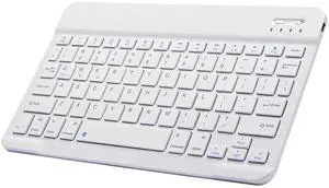 Bluetooth Keyboard for iPad, Rechargeable Portable 10 inch Wireless Keyboard for iPhone, iPad mini, Samsung Tablets Keyboards Ultra-Slim, Travel Office Computer Accessories Bluetooth Keyboard for iPad, Rechargeable Portable 10 inch Wireless Keyboard for iPhone, iPad mini, Samsung Tablets Keyboards Ultra-Slim, Travel Office Computer Accessories