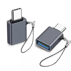 USB to USB C Adapter, 10Gbps USB C to USB 3.2 Adapter (2 Pack), OTG+3A Fast ChargingCompatible with iPhone 15 Pro/Max, Samsung Galaxy, MacBook Pro Air, Thunderbolt 4/3 USB to USB C Adapter, 10Gbps USB C to USB 3.2 Adapter (2 Pack), OTG+3A Fast ChargingCompatible with iPhone 15 Pro/Max, Samsung Galaxy, MacBook Pro Air, Thunderbolt 4/3