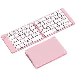 Foldable Bluetooth Keyboard - Portable Keyboard, Rechargeable Full Size Ultra Slim Compatible iOS Android Windows Smartphone Tablet and Laptop (Only Keyboard) Foldable Bluetooth Keyboard - Portable Keyboard, Rechargeable Full Size Ultra Slim Compatible iOS Android Windows Smartphone Tablet and Laptop (Only Keyboard)
