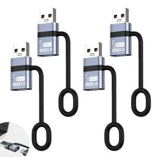 USB C3.0 Adapter 4 Pack, USB Male to Type-C 3.0 Female, Compatible with MacBook Pro, MacBook Air, Phone 15 16, Pad Pro and More Type C or Thunderbolt 3 Devices USB C3.0 Adapter 4 Pack, USB Male to Type-C 3.0 Female, Compatible with MacBook Pro, MacBook Air, Phone 15 16, Pad Pro and More Type C or Thunderbolt 3 Devices