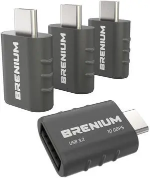 USB C to USB Adapter 4-Pack, USB 3.2, 10Gbps, Type C Male to A Female, Compatible with Apple MacBook, Microsoft Surface, Dell (USB-A to USB-C) USB C to USB Adapter 4-Pack, USB 3.2, 10Gbps, Type C Male to A Female, Compatible with Apple MacBook, Microsoft Surface, Dell (USB-A to USB-C)