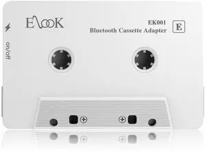 Car Audio Receiver, Bluetooth Cassette Receiver Tape Aux Adapter Player with Bluetooth 5.0, White Car Audio Receiver, Bluetooth Cassette Receiver Tape Aux Adapter Player with Bluetooth 5.0, White