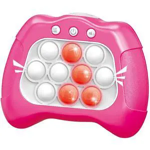 Pop Push Game Toy for Kids, Quick Fast Push Pop Puzzle Handheld Game Light up Fidget Toy 8-12, Bubble Sensory Toys Christmas Birthday Gifts for Kids Ages 3-12 (Pink) Pop Push Game Toy for Kids, Quick Fast Push Pop Puzzle Handheld Game Light up Fidget Toy 8-12, Bubble Sensory Toys Christmas Birthday Gifts for Kids Ages 3-12 (Pink)