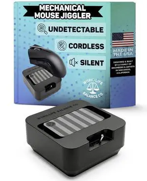 Mini Mouse Jiggler Made in USA, Undetectable, No USB, Cordless Mouse Mover Mini Mouse Jiggler Made in USA, Undetectable, No USB, Cordless Mouse Mover