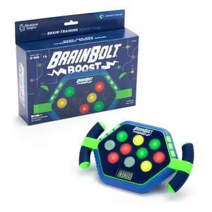 BrainBolt Boost - Handheld Electronic Memory Game, Gamer Gifts, Fidget Memory Games for Kids Ages 4-8, Single Player Brain Travel Games for Kids, Boys and Girls Gifts BrainBolt Boost - Handheld Electronic Memory Game, Gamer Gifts, Fidget Memory Games for Kids Ages 4-8, Single Player Brain Travel Games for Kids, Boys and Girls Gifts