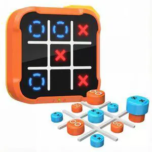 Electronic 4-in-1 Tic Tac Toe Game, Digital Handheld Puzzle Game, Portable Toy Gifts for Educational Family Fun and Road Trips for Kids and Adults Electronic 4-in-1 Tic Tac Toe Game, Digital Handheld Puzzle Game, Portable Toy Gifts for Educational Family Fun and Road Trips for Kids and Adults