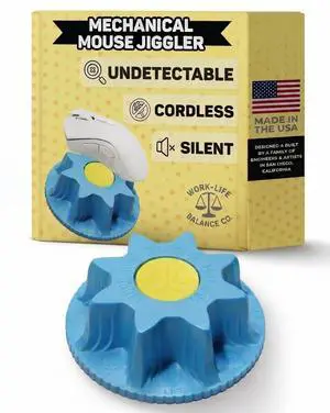 Mechanical Mouse Jiggler, No USB, Cordless, Silent Undetectable Mouse Mover Mechanical Mouse Jiggler, No USB, Cordless, Silent Undetectable Mouse Mover