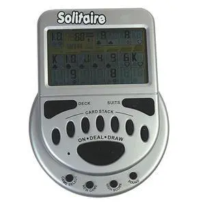 John Hansen CS3010 Mega Screen Solitaire Handheld Electronic Game, Blue John Hansen CS3010 Mega Screen Solitaire Handheld Electronic Game, Blue