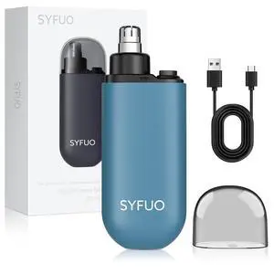 Nose Hair Trimmer for Men,Portable Painless Ear and Nose Hair Trimmer USB Rechargeable,Nose Trimmer Women with 9000 RPM,360° Rotating Waterproof Dual Edge Blades(Blue) Nose Hair Trimmer for Men,Portable Painless Ear and Nose Hair Trimmer USB Rechargeable,Nose Trimmer Women with 9000 RPM,360° Rotating Waterproof Dual Edge Blades(Blue)