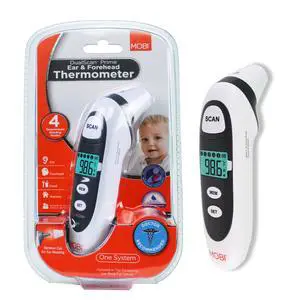 DualScan Prime Ear & Forehead Thermometer for Baby, Kids & Adults, Digital Infrared, Food & Bottle & Room Mode, 1Second Reading, Memory Recall DualScan Prime Ear & Forehead Thermometer for Baby, Kids & Adults, Digital Infrared, Food & Bottle & Room Mode, 1Second Reading, Memory Recall
