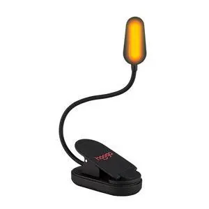 Amber Book Light, Rechargeable Clip-On Blue Light Blocking LED Reading Light, 1600K Warm Eye Care for Bed, Students, Kids, Travel, Nursing, Studying Amber Book Light, Rechargeable Clip-On Blue Light Blocking LED Reading Light, 1600K Warm Eye Care for Bed, Students, Kids, Travel, Nursing, Studying