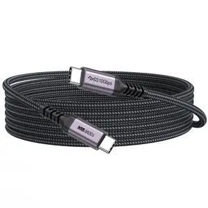 USB C 3.2 Gen 2 Cable 10ft Long, 4K@60Hz Video Monitor Display 10Gbps High Speed Data Transfer 100W Fast Charging Cord for PS5 Xbox Steam Deck iPhone 17 Galaxy S26 Laptop Monitor USB C 3.2 Gen 2 Cable 10ft Long, 4K@60Hz Video Monitor Display 10Gbps High Speed Data Transfer 100W Fast Charging Cord for PS5 Xbox Steam Deck iPhone 17 Galaxy S26 Laptop Monitor