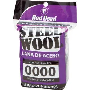 0320 Steel Wool, 0000 (Pack of 8) 0320 Steel Wool, 0000 (Pack of 8)