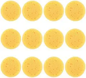 12PCS Kitchen Sponges for Washing Dishes Round Natural Cleaning Sponge,Cellulose Eco-Friendly No Odor, Dusting, Cleaning Bathroom, 7 * 7cm 12PCS Kitchen Sponges for Washing Dishes Round Natural Cleaning Sponge,Cellulose Eco-Friendly No Odor, Dusting, Cleaning Bathroom, 7 * 7cm