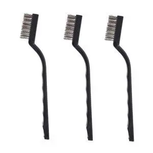 Wire Brush Set, Stainless Steel, 3Pcs | Scratch Brush Wire Bristle for Cleaning Welding Slag ,Rust,Dirt Wire Brush Set, Stainless Steel, 3Pcs | Scratch Brush Wire Bristle for Cleaning Welding Slag ,Rust,Dirt
