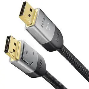 Maya 80Gbps DisplayPort 2.1 Cable DP80 (5ft 1.5m) Maya 80Gbps DisplayPort 2.1 Cable DP80 (5ft 1.5m)