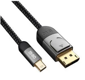 Maya 80Gbps DisplayPort to Mini Displayport 2.1 Cable DP80 (3ft 1m) Maya 80Gbps DisplayPort to Mini Displayport 2.1 Cable DP80 (3ft 1m)