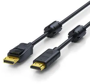 Active DisplayPort to HDMI Cable 6.6ft 4K@60Hz, DP to HDMI Adapter with 2K@144Hz/1080P@144Hz for Monitor, PC, Laptop, TV, Projector Active DisplayPort to HDMI Cable 6.6ft 4K@60Hz, DP to HDMI Adapter with 2K@144Hz/1080P@144Hz for Monitor, PC, Laptop, TV, Projector