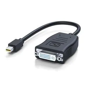Mini DisplayPort to DVI Adapter, Thunderbolt Compatible Mini DP to DVI Converter Male to Female Adapter for MacBook, Surface, ThinkPad, Laptop to Monitor, HDTV, Projector Mini DisplayPort to DVI Adapter, Thunderbolt Compatible Mini DP to DVI Converter Male to Female Adapter for MacBook, Surface, ThinkPad, Laptop to Monitor, HDTV, Projector