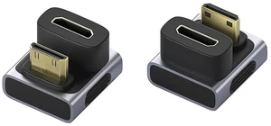 Hagibis Mini HDMI to Mini HDMI Adapter 2 Pack, 8K@60Hz 4K@240Hz U-Shaped 180 Degree Male to Female Extension Connector Conventer for Portable Monitor (Mini HDMI U-Shaped Back) Hagibis Mini HDMI to Mini HDMI Adapter 2 Pack, 8K@60Hz 4K@240Hz U-Shaped 180 Degree Male to Female Extension Connector Conventer for Portable Monitor (Mini HDMI U-Shaped Back)