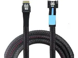 Gen5 MCIO Slimline SFF8654 4i to SFF8654 4i Server Data Cable, 24Gbps HighSpeed Interconnect Cable for RAID Controller, HDD & SSD, 1m / 39.37in Gen5 MCIO Slimline SFF8654 4i to SFF8654 4i Server Data Cable, 24Gbps HighSpeed Interconnect Cable for RAID Controller, HDD & SSD, 1m / 39.37in