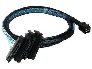 HD1 to 4Port Mini SAS Cable, SFF8643 to 4×SFF8482 29Pin SAS Hard Drive Server 12Gbps Data Cable HD1 to 4Port Mini SAS Cable, SFF8643 to 4×SFF8482 29Pin SAS Hard Drive Server 12Gbps Data Cable
