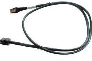 80cm SlimSAS 4X to MiniSAS HD 4X Cable, SFF8654 38Pin to SFF8643 36Pin, 24Gbps SAS & 8GT/s PCIe, SAS3.0 Compliant for Servers 80cm SlimSAS 4X to MiniSAS HD 4X Cable, SFF8654 38Pin to SFF8643 36Pin, 24Gbps SAS & 8GT/s PCIe, SAS3.0 Compliant for Servers