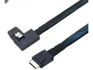 HighSpeed OCuLink SFF8611 4i to Mini SAS SFF8087 RightAngle Adapter Cable for PC & Server Hardware HighSpeed OCuLink SFF8611 4i to Mini SAS SFF8087 RightAngle Adapter Cable for PC & Server Hardware