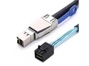 0.5m Mini SAS HD Cable with IC, SFF8644 to SFF8643, 12Gbps HighSpeed Server Interconnect, 28AWG Copper Wire 0.5m Mini SAS HD Cable with IC, SFF8644 to SFF8643, 12Gbps HighSpeed Server Interconnect, 28AWG Copper Wire