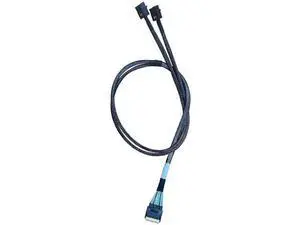 80cm SlimSAS 8X to 2×MiniSAS HD 4X Cable, SFF8654 74Pin to 2×SFF8643 36Pin, Compatible with Broadcom MPN 056000300 80cm SlimSAS 8X to 2×MiniSAS HD 4X Cable, SFF8654 74Pin to 2×SFF8643 36Pin, Compatible with Broadcom MPN 056000300
