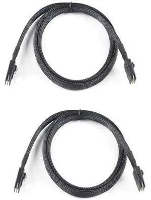 Heretom 2PCS Internal Mini SAS 36Pin SFF8087 to SFF8087 Cable, 1M / 3.3 Feet Heretom 2PCS Internal Mini SAS 36Pin SFF8087 to SFF8087 Cable, 1M / 3.3 Feet