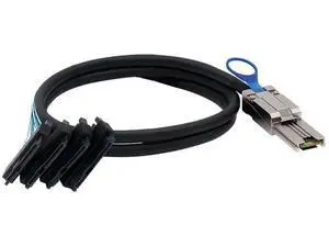 Mini SAS HD SFF8088 26Pin to 4×SAS SFF8482 Server Cable, 6Gbps HighSpeed 26Pin to 4Port Data Transfer Cord, 28AWG Copper Wire, 2M Mini SAS HD SFF8088 26Pin to 4×SAS SFF8482 Server Cable, 6Gbps HighSpeed 26Pin to 4Port Data Transfer Cord, 28AWG Copper Wire, 2M