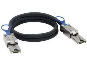2M Mini SAS HD SFF8088 26Pin to SAS HD 8088 Stacking Server Cable, 6Gbps HighSpeed 28AWG Copper Cord, 10 Ohm Impedance 2M Mini SAS HD SFF8088 26Pin to SAS HD 8088 Stacking Server Cable, 6Gbps HighSpeed 28AWG Copper Cord, 10 Ohm Impedance