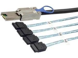 Mini SAS HD SFF8088 to 4×SATA 7Pin Cable, 6Gbps HighSpeed Server Hard Drive Data Cable for Servers, Storage Expansion, RAID Controller & Workstations, Multiple Lengths 0.5m/1m/2m/3m, 2M/78.74in Mini SAS HD SFF8088 to 4×SATA 7Pin Cable, 6Gbps HighSpeed Server Hard Drive Data Cable for Servers, Storage Expansion, RAID Controller & Workstations, Multiple Lengths 0.5m/1m/2m/3m, 2M/78.74in