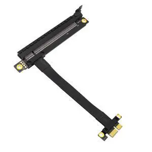 PCI-e PCI Express 1X to 16X Extension PCI-E 16x to 1x risers Cable with Gold-Plated Connector PCI-e PCI Express 1X to 16X Extension PCI-E 16x to 1x risers Cable with Gold-Plated Connector