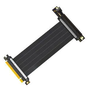 PCIE 4.0 Extension Cable, Black 16x Shielded High Speed GPU Riser Cable with PCI Express Port for GPU Extension Card, PCIE 4.0 Extension Cable, Black 16x Shielded High Speed GPU Riser Cable with PCI Express Port for GPU Extension Card,