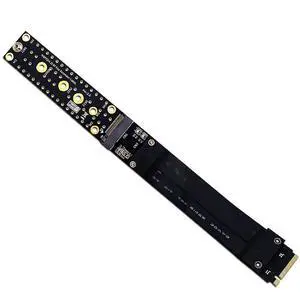 SUPERPLUS M.2(NGFF) Key M NVMe SSD Extension Cable Extender PCIe3.0 x4 Full Speed SUPERPLUS M.2(NGFF) Key M NVMe SSD Extension Cable Extender PCIe3.0 x4 Full Speed